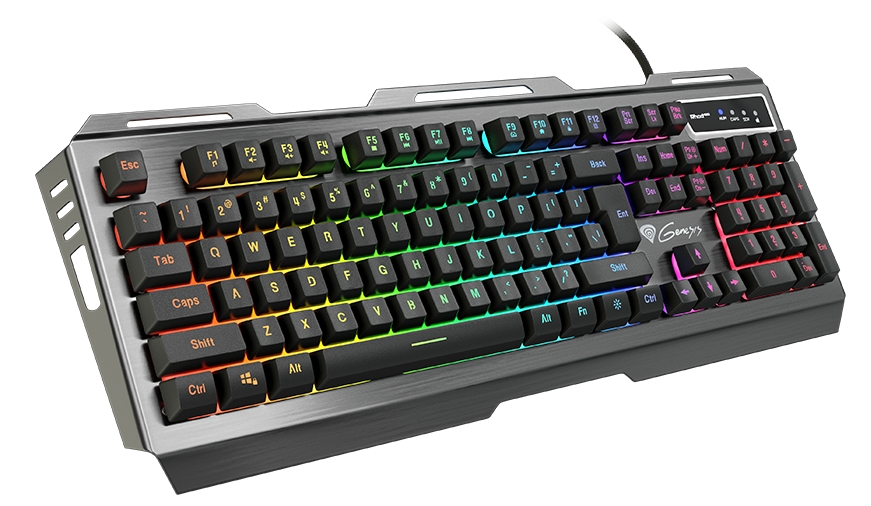 Клавиатура GENESIS Gaming Keyboard Rhod 420 Rgb Backlight Us Layout ...