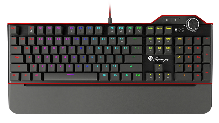 Клавиатура GENESIS Mechanical Gaming Keyboard Rx85 Rgb Backlight Kailh ...