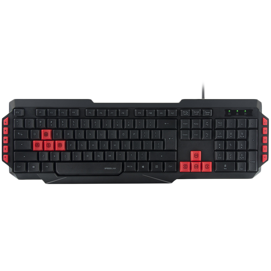 Геймърска клавиатура SPEED-LINK LUDICIUM Gaming Keyboard USB Wired, USB ...