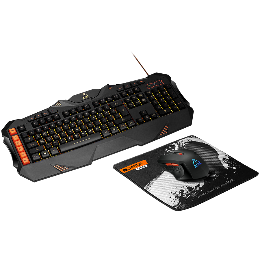 Клавиатура CANYON 3in1 Gaming set