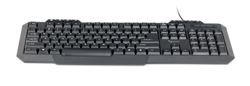Клавиатура Gembyrd KB-UM-105, Multimedia USB, BG черен