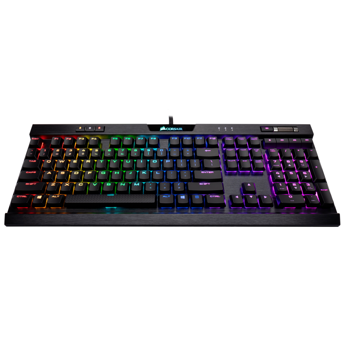Клавиатура CORSAIR K70 RGB MK.2 LOW Profile MX Red - keyboard.bg