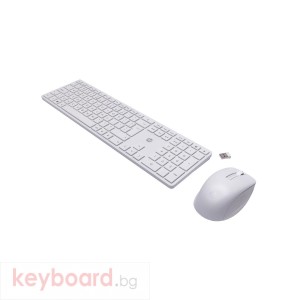 Клавиатура HP 650 Wireless Keyboard and Mouse Combo WHT EURO 4R016AA#ABB