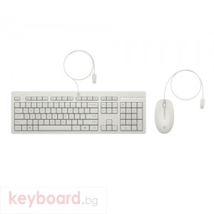 Клавиатура HP 225 Wired Mouse and Keyboard Combo G2 Cashmere White ENG AW5S6AA#ABB