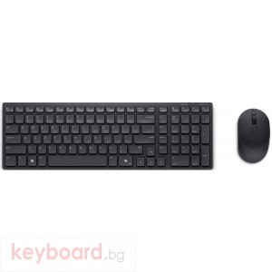 Клавиатура Dell Silent Keyboard and Mouse - KM555 - US International (QWERTY)
