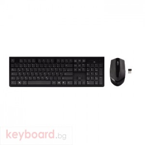 Безжичен комплект HAMA RF2300 клавиатура+мишка черна USB