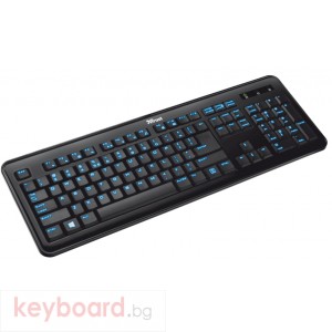 Клавиатура TRUST eLight LED Illuminated Keyboard BG