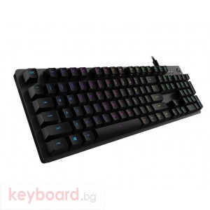 Геймърска клавиатура LOGITECH G512 Carbon RGB Mechanical Gaming Keyboard - TACTILE SWITCH