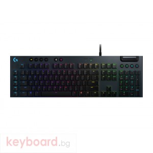 Геймърска клавиатура LOGITECH G815 LIGHTSPEED RGB Mechanical Gaming Keyboard – GL Tactile - CARBON