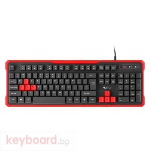 Клавиатура GENESIS Gaming Keyboard Rhod 110 Red Us Layout