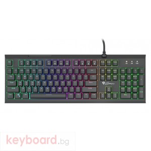 Клавиатура GENESIS Hybrid Gaming Keyboard Thor 200 Rgb Hybrid Switch Rgb Backlight Us Layout