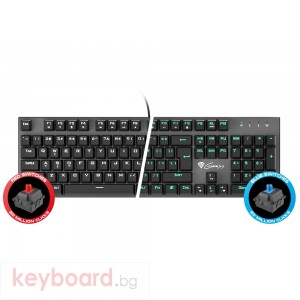 Клавиатура GENESIS Mechanical Gaming Keyboard Thor 300 White Backlight Outemu Red Switch Us Layout