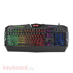 Клавиатура FURY Gaming keyboard, Spitfire backlight, US layout