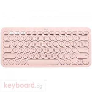 Клавиатура LOGITECH K380 Multi-Device Bluetooth Keyboard - UK English (Qwerty) - Rose