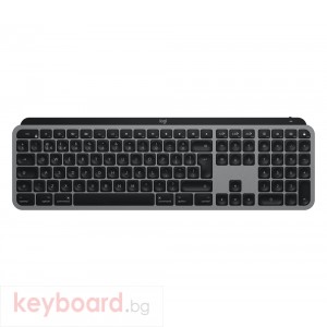 Клавиатура LOGITECH MX Keys for Mac Advanced Wireless Illuminated Keyboard - SPACE GREY - US INTL - 2.4GHZ/BT - N/A - EMEA