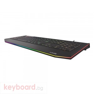 Клавиатура GENESIS Gaming Keyboard Lith 400 RGB US Layout RGB Backlight X-Scissor Slim