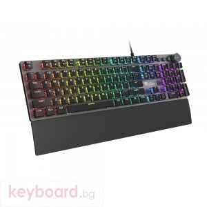 Клавиатура GENESIS Mechanical Gaming Keyboard Thor 380 RGB Backlight Blue Switch US Layout Software