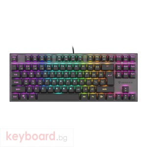 Клавиатура GENESIS Mechanical Gaming Keyboard Thor 303 TKL RGB Backlight Red Switch US Layout Black