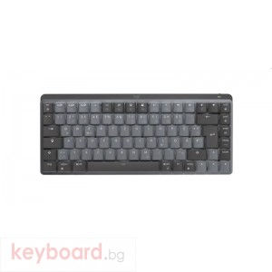 Клавиатура LOGITECH MX Mechanical Mini Minimalist Wireless Illuminated Keyboard - GRAPHITE - US INT'L - 2.4GHZ/BT - EMEA - TACTILE
