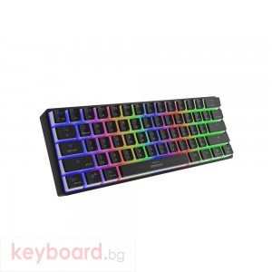 Клавиатура GENESIS Mechanical Gaming Keyboard Thor 660 Wireless RGB Backlight BLACK GATERON BROWN