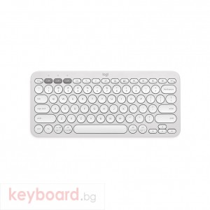 Клавиатура LOGITECH Pebble Keys 2 K380s - TONAL WHITE - US INT'L - BT - N/A - INTNL-973 - UNIVERSAL