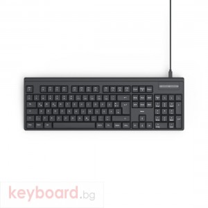 HAMA Жична клавиатура CK-100, кирилизирана, USB-C, USB-A