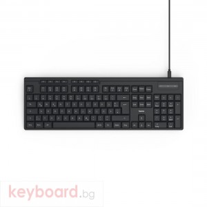 HAMA Жична клавиатура CK-200, кирилизирана, USB-A, USB-C, мулт.бутони
