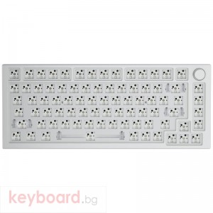 Геймърска механична клавиатура основа Glorious RGB GMMK Pro White Ice TKL ANSI-Layout