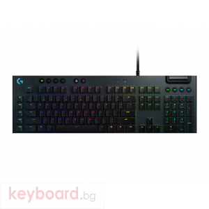 Геймърска механична клавиатура Logitech, G815 Lightsync RGB, Linear суичове, US Layout