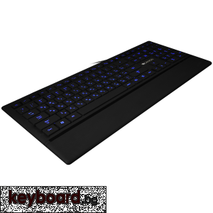 Клавиатура CANYON CNS-HKB6-BG USB тънка мултимедийна