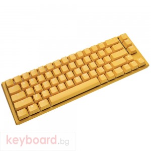 Геймърскa механична клавиатура Ducky One 3 Yellow SF 65%, Cherry MX Silver