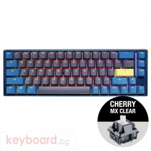 Геймърскa механична клавиатура Ducky One 3 Daybreak SF 65%, Cherry MX Clear