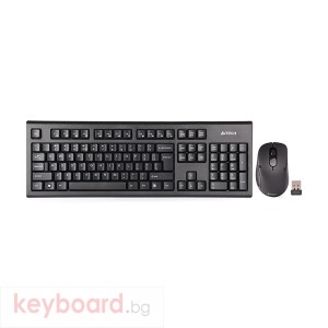 Безжична клавиатура A4 7100N WL DESKTOP BLACK