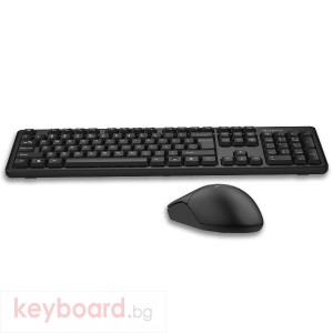 Комплект клавиатура и мишка A4tech 3330N, Безжичен, 2.4G Hz, Черен