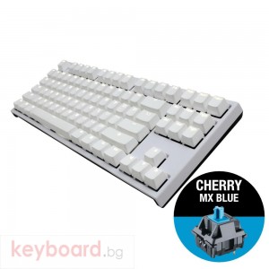 Геймърскa механична клавиатура Ducky One 2 White TKL, Cherry MX Blue