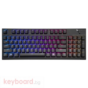 Геймърска механична клавиатура Cooler Master MasterKeys Pro M RGB, Червени Суичове