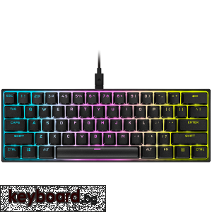 Геймърска клавиатура CORSAIR Wired, USB 2.0