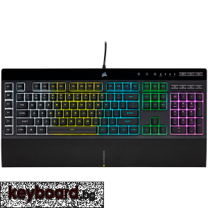 Геймърска клавиатура CORSAIR Wired, USB