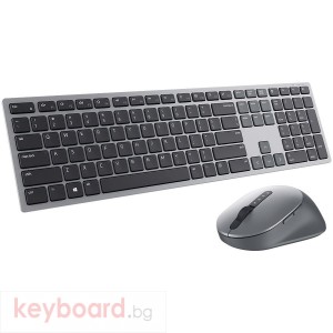 Клавиатура Dell Premier Multi-Device Wireless Keyboard and Mouse - KM7321W - US International 