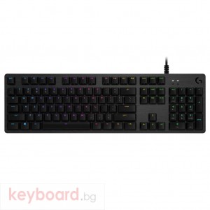 Геймърска механична клавиатура Logitech G512 Carbon GX Blue Clicky