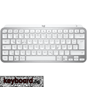 Клавиатура LOGITECH MX Keys Mini Minimalist Wireless Illuminated Keyboard - PALE GREY - US INT'L - 2.4GHZ/BT - INTNL
