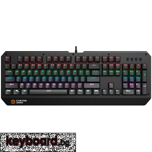 Геймърска клавиатура CANYON Wired, USB, QWERTY, Английски