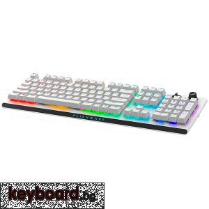 Геймърска клавиатура Alienware Tri-Mode Wireless Gaming Keyboard - AW920K (Lunar Light)