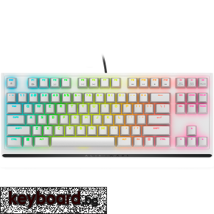 Геймърска клавиатура Alienware Tenkeyless Gaming Keyboard - AW420K (Lunar Light)