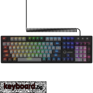 Геймърска клавиатура LORGAR Azar 514, Wired mechanical gaming keyboard, RGB backlight, 1680000 ...