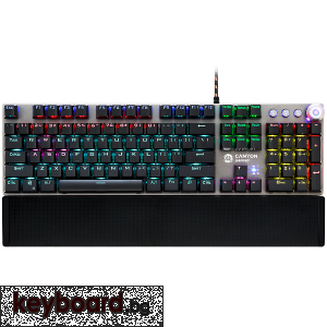 Геймърска клавиатура CANYON Wired, USB, QWERTY, US English