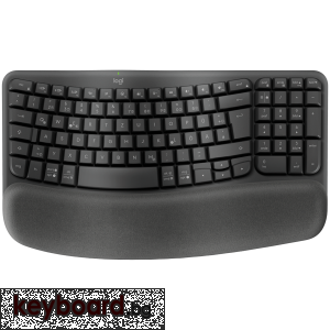 Клавиатура LOGITECH Wave Bluetooth ergonomic keyboard - GRAPHITE - US INT'L - B2B