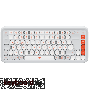 Клавиатура Logitech Pop Icon Keys - White - US INT'L - BT - N/A - INTNL-973
