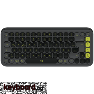 Клавиатура Logitech Pop Icon Keys - Grahite - US INT'L - BT - N/A - INTNL-973