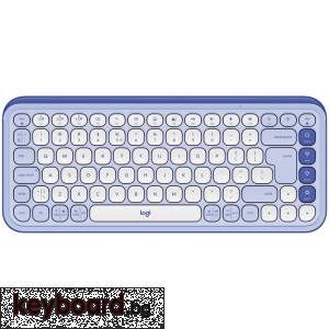 Клавиатура Logitech Pop Icon Keys - Lilac - US INT'L - BT - N/A - INTNL-973